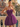 Strapless Bodice Mini Ball Gown Homecoming Dress in Grape