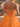 Strapless Bodice Mini Ball Gown Homecoming Dress in Orange