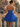 Strapless Bodice Mini Ball Gown Homecoming Dress in Royal Blue