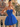 Strapless Bodice Mini Ball Gown Homecoming Dress in Royal Blue