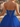 Strapless Bodice Mini Ball Gown Homecoming Dress in Royal Blue