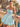 Strapless Bodice Mini Ball Gown Homecoming Dress in Baby Blue