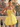 Strapless Bodice Mini Ball Gown Homecoming Dress in Yellow