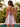 Tank Crystal Bodice Lace Up Mini Ball Gown Homecoming Dress in Lilac Floral