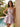 Tank Crystal Bodice Lace Up Mini Ball Gown Homecoming Dress in Lilac Floral