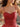 Sweetheart Neck Sparkly Beading Illusion Bodice Mini Hoco Bubble Dress in Red