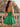 Sweetheart Neck Sparkly Beading Illusion Bodice Mini Hoco Bubble Dress in Emerald Green