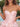 Strapless Bodice Ruffle Tiered Ball Gown Mini Homecoming Dress in Pink