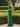 Pleated One Shoulder Sheath Prom Dress - Emerald Green