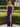 Pleated One Shoulder Sheath Prom Dress - Purple