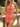 Sparkly Cut Front 3D Rose Halter Mini Prom Dress in Orange