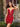 Beaded Deep V-Neck Spaghetti Strap Satin Mini Prom Dress - Red