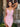 Sparkly Sequin Deep V-Neck Mini Prom Dress - Hot Pink