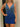 Hot Fix Deep V-Neck Sheath Mini Prom Dress - Royal Blue