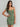 Lace Hand Made Floral Sheath Mini Prom Dress-Sage Green