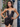Beaded Crystal Deep V Neck Mini Prom Dress With Choker-Black