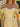 Off Shoulder Boned Pleated Mini Sheath Prom Dress in Yellow