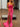 Scoop Boned Mermaid Prom Dress With Split-Hot Pink