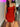 Scoop Satin Sheath Mini Prom Dress-Red