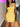 Scoop Satin Sheath Mini Prom Dress-Yellow