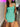 Scoop Satin Sheath Mini Prom Dress - Mint Green