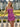 Cut Front Boned Sheath Mini Prom Dress in Hot Pink