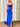 Sheer Bodice Boned Sheath Long Prom Dress-Royal Blue