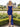 Waist Drop Pleated Boned Satin Mini Prom Dress - Royal Blue