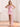 Waist Drop Pleated Boned Satin Mini Prom Dress - Pink
