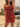 Pleated Lace Embroidery Boned Mini Prom Dress-Rust