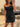 Pleated Lace Embroidery Boned Mini Prom Dress-Black