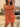 Pleated Lace Embroidery Boned Mini Prom Dress-Orange