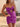 Cut Front Pleated Satin Mini Prom Dress - Hot Pink