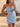 Cut Front Pleated Satin Mini Prom Dress - Baby Blue