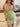 Cut Front Satin Mini Sheath Prom Dress-Olive Green
