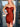Bow Cut Front Boned Mini Prom Dress Sheath-Rust