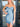 Bow Cut Front Boned Mini Prom Dress Sheath-Sky Blue