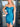 Bow Cut Front Boned Mini Prom Dress Sheath-Peacock Blue