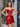 Crystal Boned Sheath Mini Prom Dress With Layered-Red