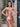 Crystal Boned Sheath Mini Prom Dress With Layered - Dusty Rose
