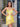 Crystal Boned Sheath Mini Prom Dress With Layered-Yellow