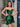Crystal Boned Sheath Mini Prom Dress With Layered - Emerald Green