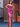 Pleated Boned Sheath Prom Dress With Split-Hot Pink