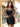 Crystal Sheath Mini Prom Dress With Pleated - Black