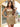 Crystal Sheath Mini Prom Dress With Pleated - Gold