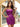 Crystal Sheath Mini Prom Dress With Pleated - Fuchsia