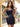 Crystal Sheath Mini Prom Dress With Pleated - Navy Blue