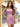 Crystal Sheath Mini Prom Dress With Pleated - Pink