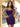 Crystal Sheath Mini Prom Dress With Pleated - Grape