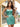 Crystal Sheath Mini Prom Dress With Pleated - Mint Green